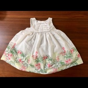 Janie and Jack 0-3 month Flamingo Dress